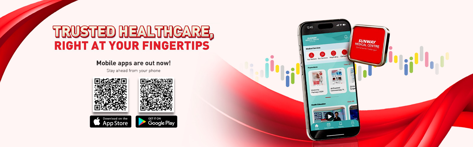 Download Sunway Medical Damansara App for Appointment